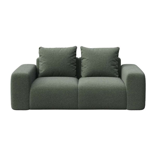 Sofa žalios spalvos iš boucle 212 cm Feiro – MESONICA