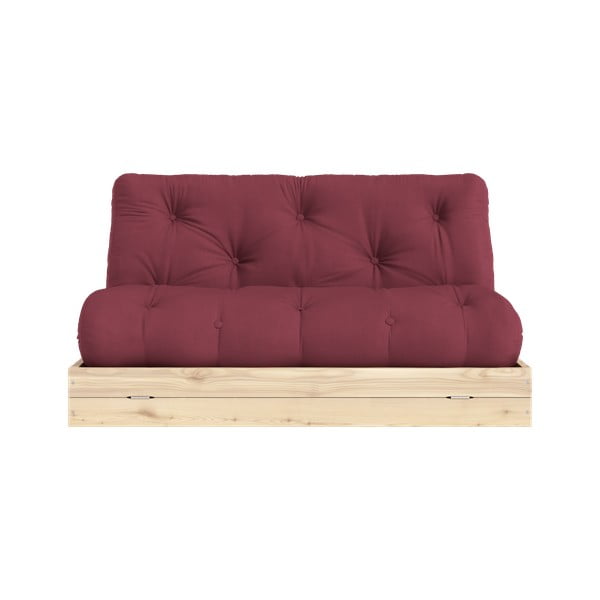 Bordo spalvos sulankstoma sofa 145 cm Flip – Karup Design