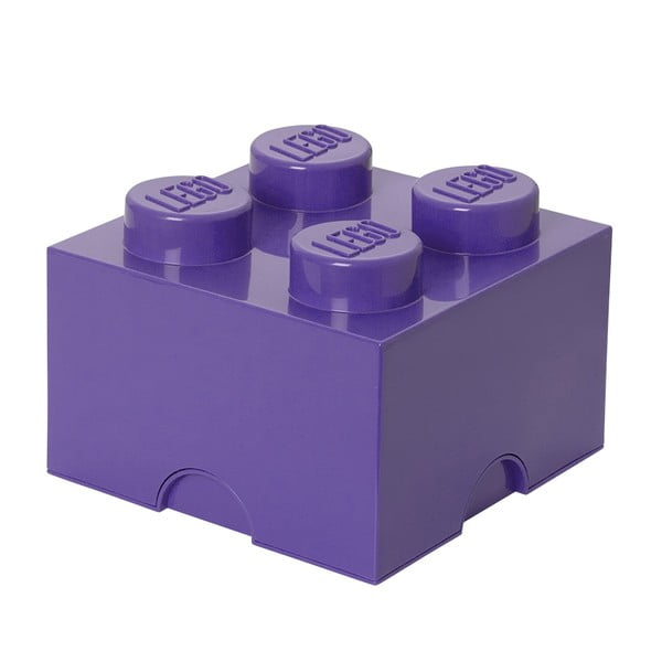 Violetinė LEGO® Friends kvadratinė laikymo dėžutė