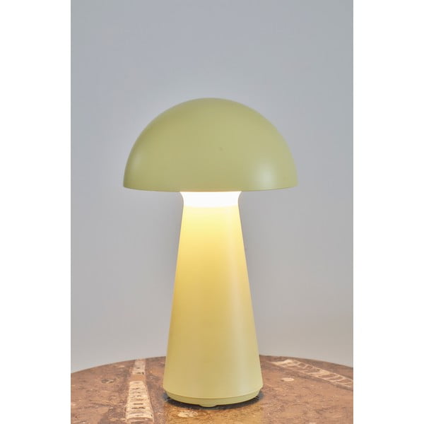 Geltonos spalvos stalinis šviestuvas LED su nuotolinio valdymo funkcija (aukštis 28 cm) Sam – Sirius-image-2