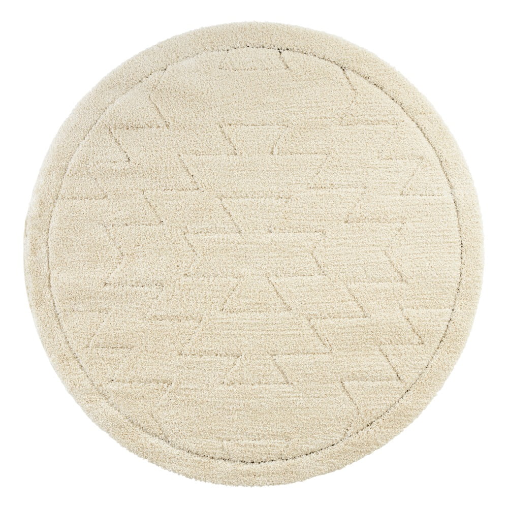 Kreminės baltos spalvos kilimas Mint Rugs Norwalk Cara, ø 160 cm