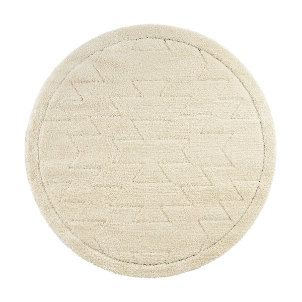 Kreminės baltos spalvos kilimas Mint Rugs Norwalk Cara, ø 160 cm