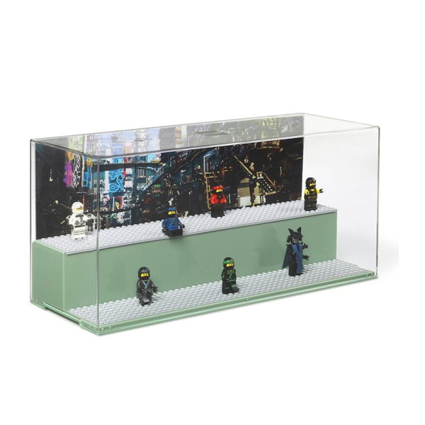 Žalia kolekcinė LEGO® minifigūrėlių spintelė