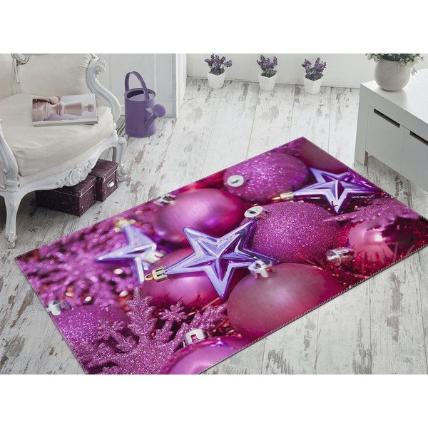 Kilimas Vitaus Kalėdų laikotarpis Purple Deco, 50 x 80 cm-image-1