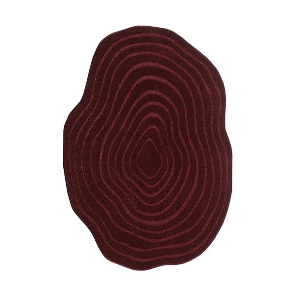 Bordo spalvos kilimas 160x230 cm Pebble – ESTE