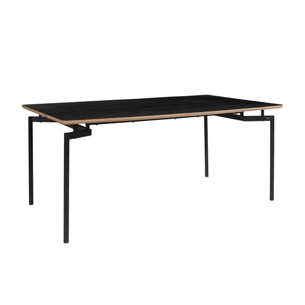 Valgomojo stalas juodos spalvos 90x180 cm Alto – Støraa-image-1