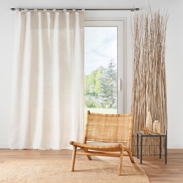 Kreminės spalvos užuolaida 140x240 cm Pauline – douceur d'intérieur-image-1