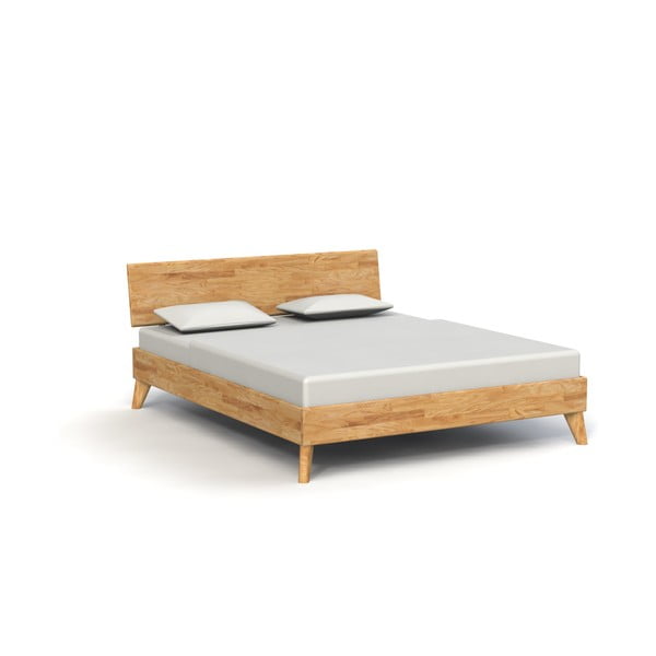 Ąžuolinė dvigulė lova 180x200 cm Greg 1 - The Beds