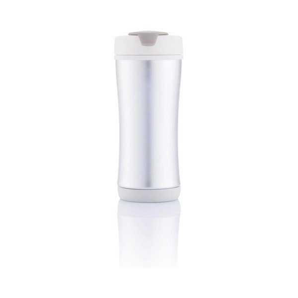 Kelioninis puodelis su baltu dangteliu "XD Design Boom Eco", 200 ml-image-1