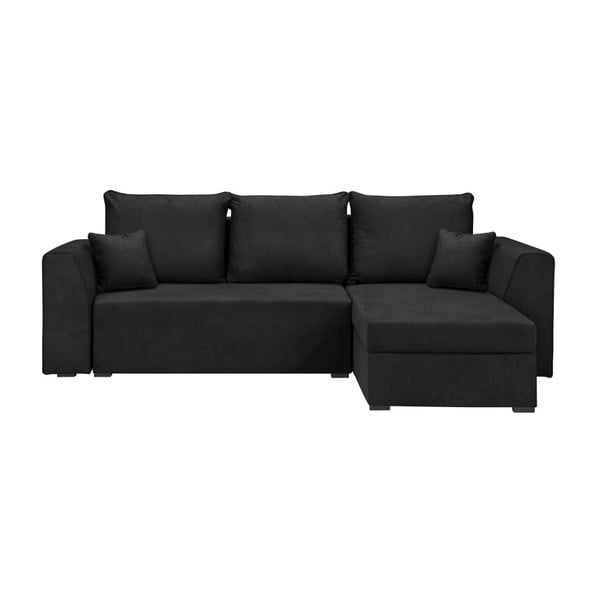 Antracito spalvos kampinė sofa-lova Kosmopolitinis dizainas Dover