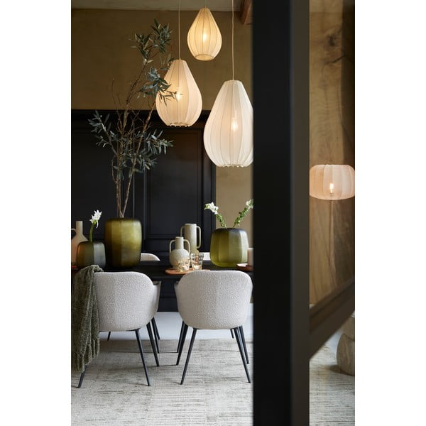 Kabantis šviestuvas smėlio spalvos ø 50 cm su tekstiliniu gaubtu Itela – Light & Living-image-1