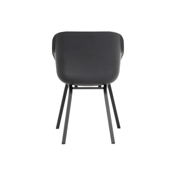 Plastikinės sodo kėdės juodos spalvos 2 vnt. Le Soleil Element – Hartman-image-4