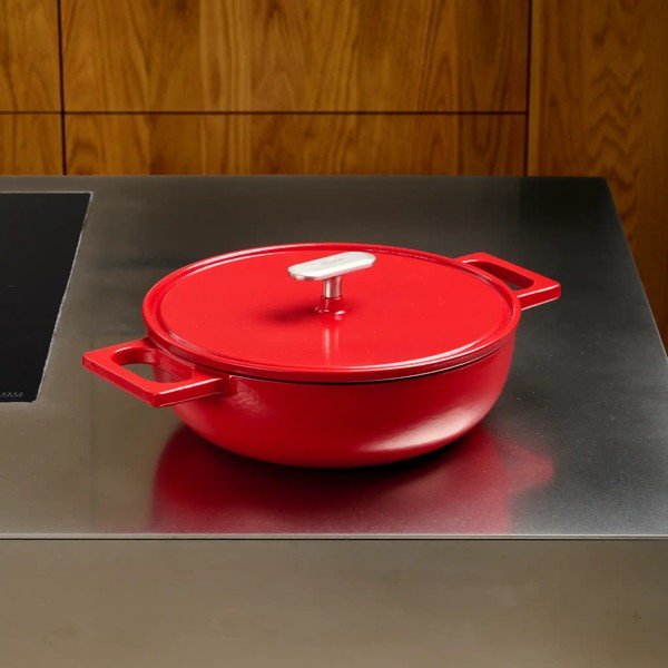 Keptuvė iš ketaus su dangčiu ø 26 cm tegame Mattia 3.0 – FABINI-image-1