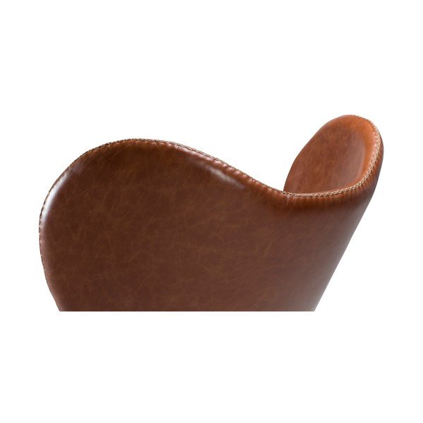 Rudas odinis fotelis ​​​​​DAN-FORM Denmark Butterfly-image-4