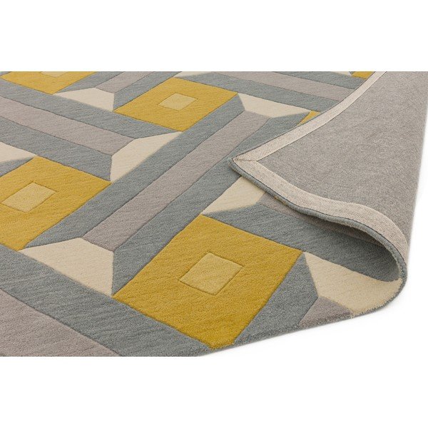 Pilkos ir geltonos spalvos kilimas Asiatic Carpets, 160 x 230 cm-image-1