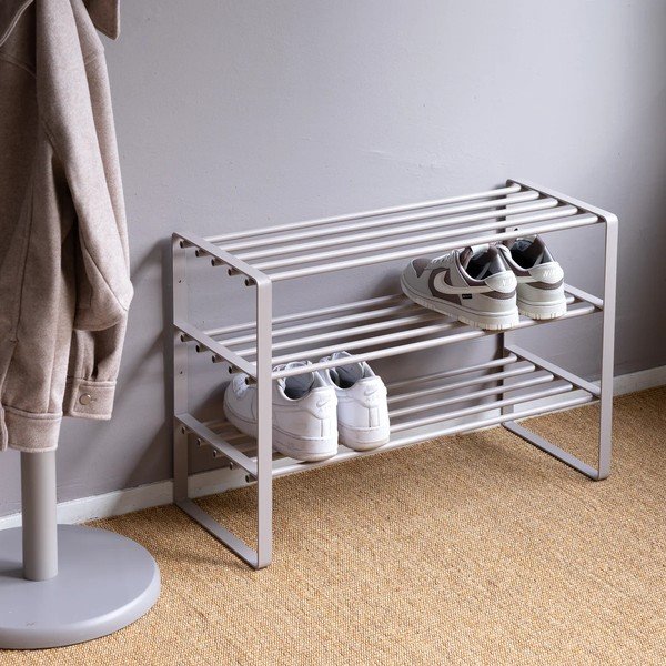 Taupe spalvos iš metalo spintelė batams 70x48,5x29 cm Rex – Spinder Design-image-2