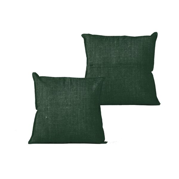 Žalia pagalvė Linas Couture Moss, 45 x 45 cm-image-2