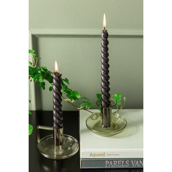 Žalia stiklo žvakidė PT LIVING Mod-image-1