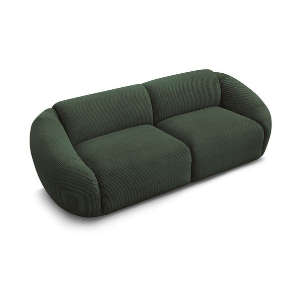 Žalios spalvos sofa iš kordinio velveto 250 cm Tina – Bobochic Paris-image-3