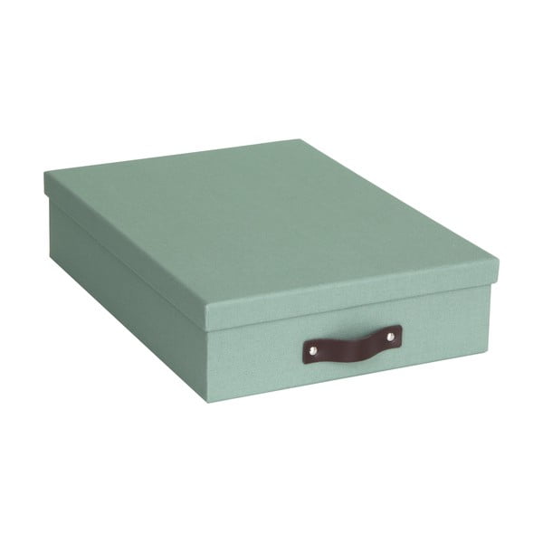 Žalios spalvos iš kartono biuro organizatorius dokumentams Oskar Canvas Paper Laminate – Bigso
