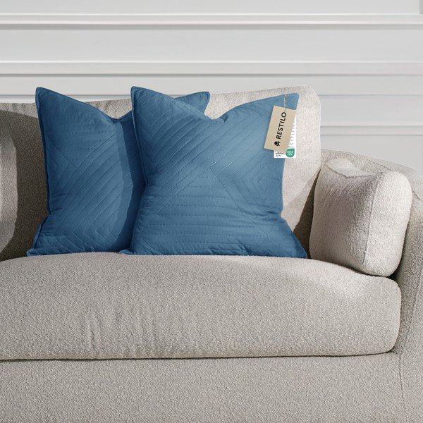 Iš mikropluošto dekoratyviniai pagalvių užvalkalai 2 vnt. 50x70 cm Softa – Restilo-image-2