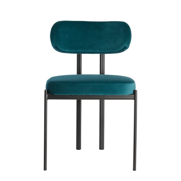 Iš aksomo valgomojo kėdės smaragdinės spalvos 2 vnt. Sonja – Light & Living-image-3