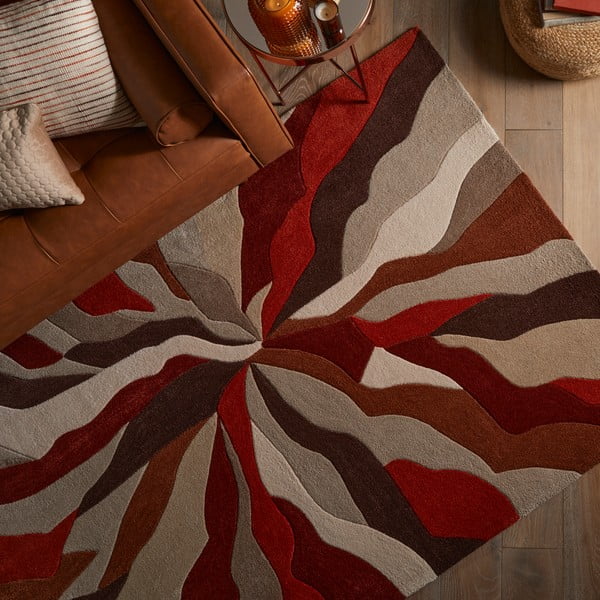 Raudonas kilimas 170x120 cm Zest Infinite - Flair Rugs-image-1