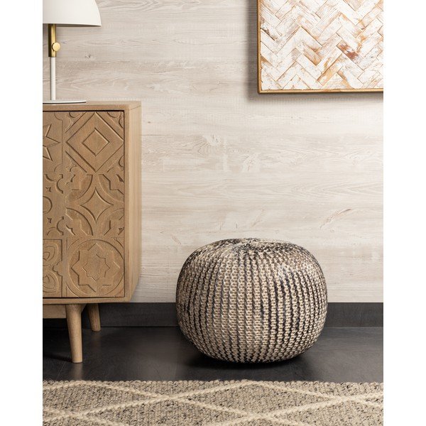 Pilkas pufas Kave Home Shore-image-3
