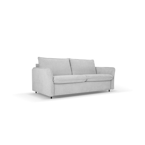 Sulankstoma sofa šviesiai pilkos spalvos 166 cm Dalida – Micadoni Home-image-2