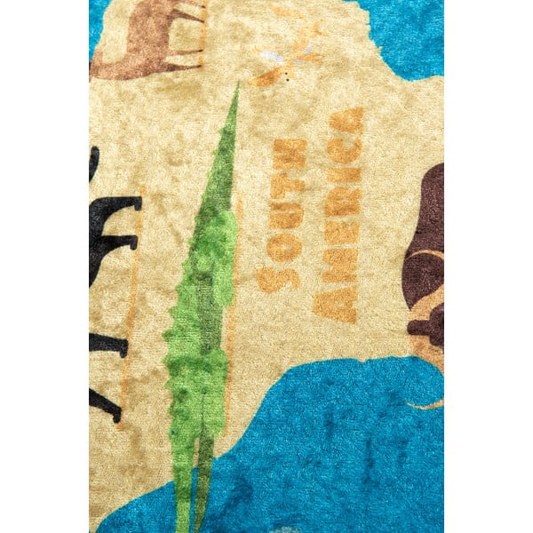 Mėlynas vaikiškas neslidus kilimas Conceptum Hypnose Map, 200 x 290 cm-image-3