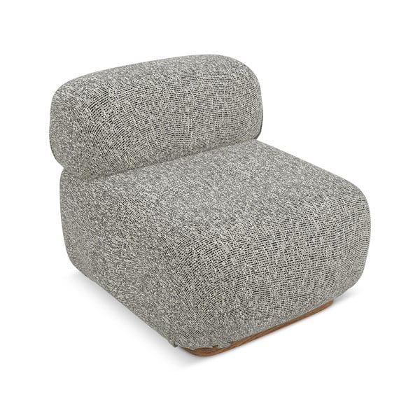 Pilkos spalvos modulinė sofos dalis Ailani – Makamii-image-2