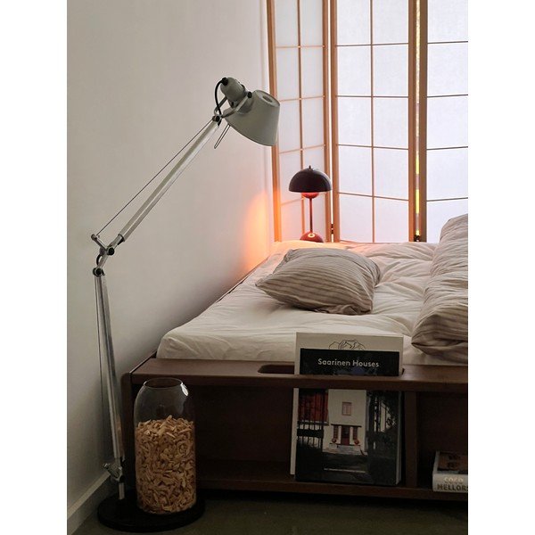 Rudos spalvos dvigulė lova su grotelėmis 160x200 cm Ziggy - Karup Design-image-4