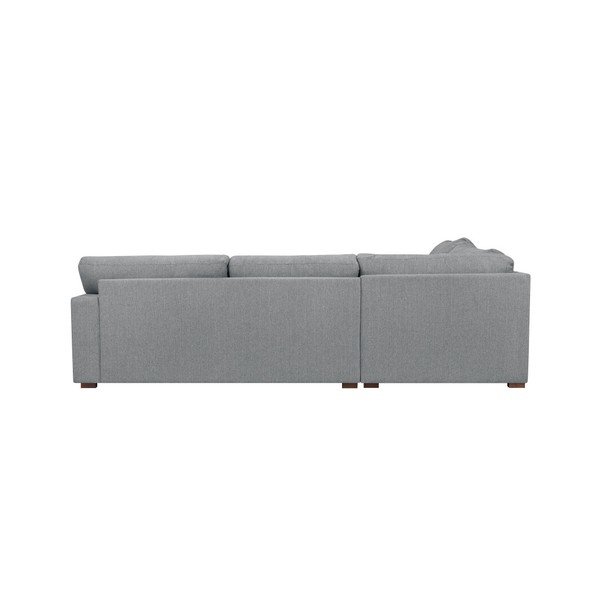"Windsor & Co Sofos Daphne" pilka kampinė sofa, kairysis kampas-image-2