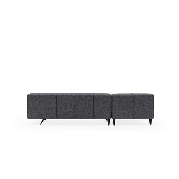 Tamsiai pilka kampinė sofa Artie Jivago, kairysis kampas-image-3