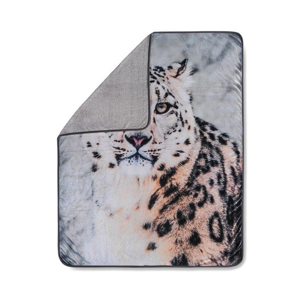 Antklodė Good Morning Snow Leopard, 130 x 160 cm