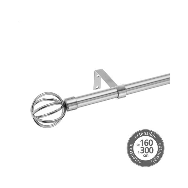 Išplečiamas užuolaidos strypas iš metalo 160 - 300 cm – Casa Selección-image-1