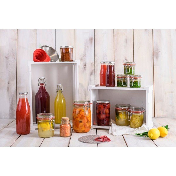 Stiklainis su spaustuku ir sandarikliu Dr. Oetker Jar, 1,14 l-image-4