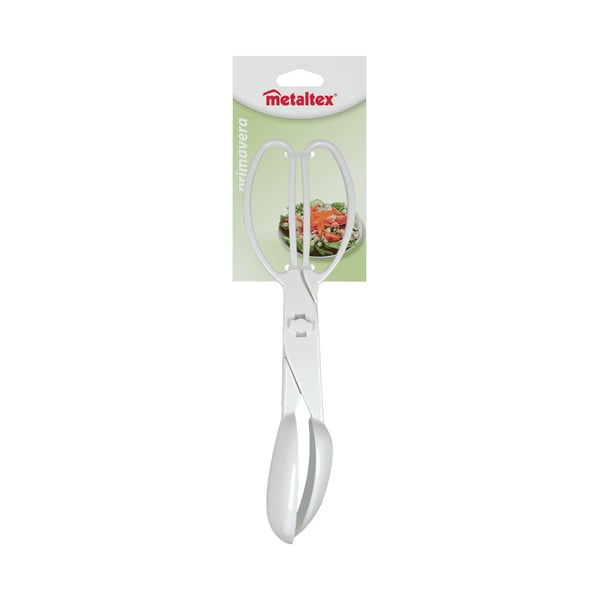 Baltos Metaltex salotų žnyplės-image-1