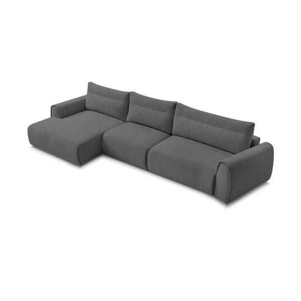 Kampinė sofa pilkos spalvos Aden – Bobochic Paris-image-4