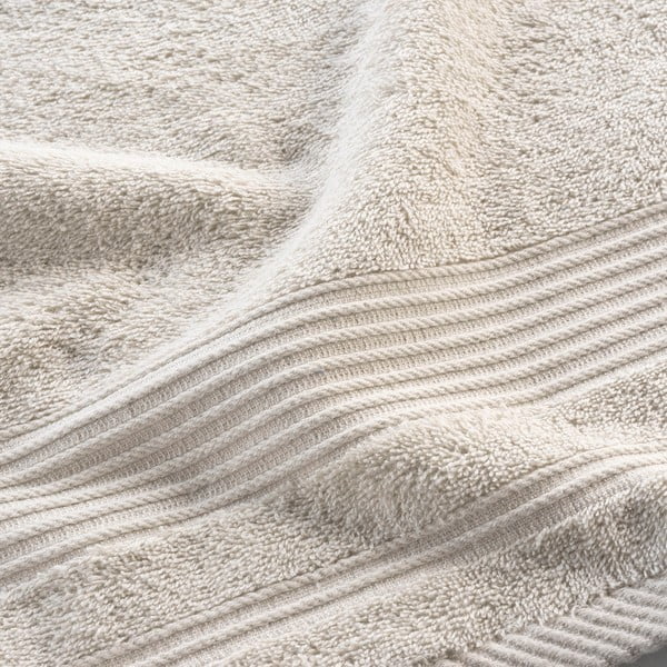 Smėlio spalvos iš frote audinio iš medvilnės rankšluostis 50x90 cm Tendresse – douceur d'intérieur-image-2