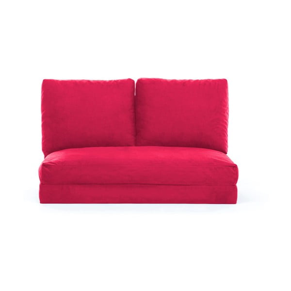 Sulankstoma sofa raudonos spalvos/rožinės spalvos 120 cm Taida – Artie