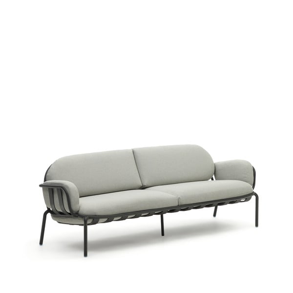 Sodo sofa šviesiai pilkos spalvos Joncols – Kave Home-image-2