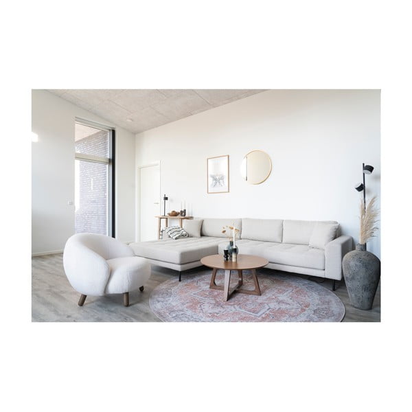 Mėlynas/oranžinis apvalus kilimas ø 200 cm Havana - House Nordic-image-1
