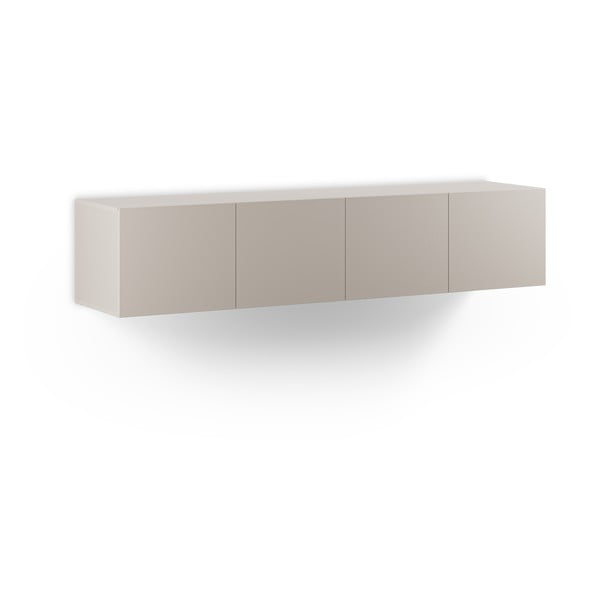 Kreminės spalvos TV spintelė 180x38x35 cm Daroca – Marckeric-image-3