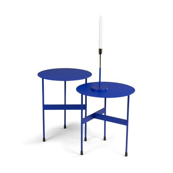 Iš metalo apvalios formos šoninis stalas ø 45 cm Mira – Spinder Design-image-2