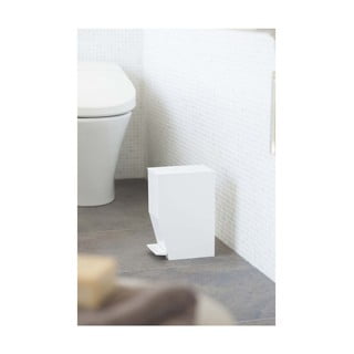 Iš plastiko šiukšliadėžė baltos spalvos su pedalu 3,9 l Tower – YAMAZAKI