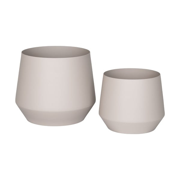 Iš metalo gėlių vazonų dangteliai 2 vnt. ø 25 cm Trofa – House Nordic