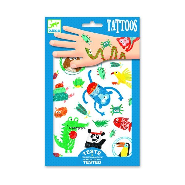 Tatuiruočių rinkinys Djeco Jungle-image-2