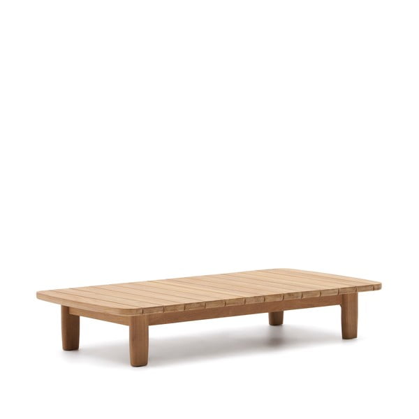 Iš tikmedžio masyvo sodo kavos staliukas 70x140 cm Tirant – Kave Home-image-2