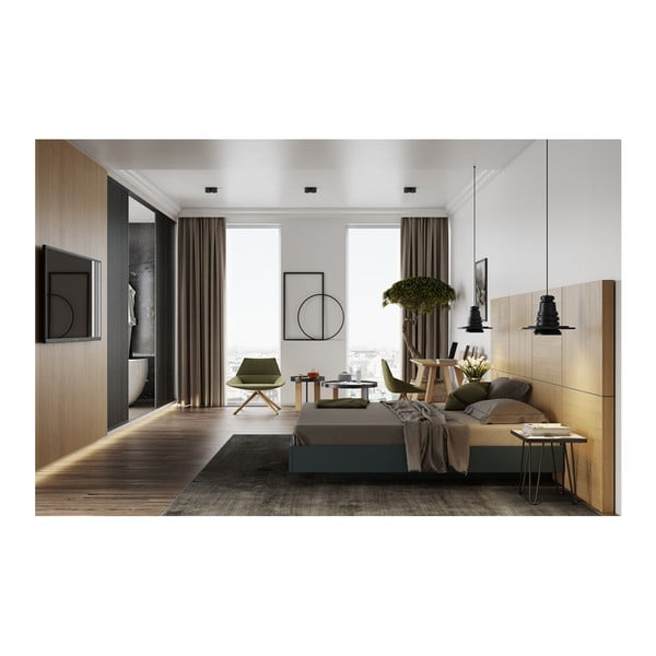 TemaHome "Arrow" juodas šoninis staliukas-image-2
